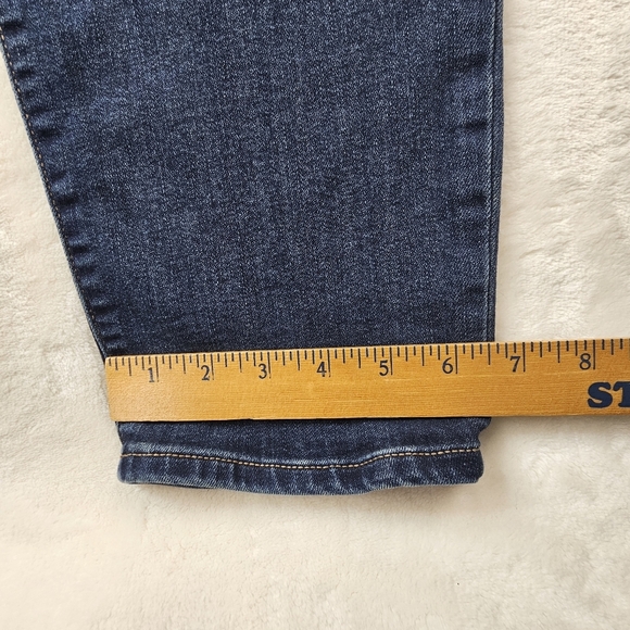 Chicos Pull On Jeggings 16R Dark Blue Denim Jeans Chicos Size 3R - Picture 5 of 10